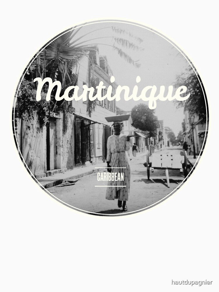 Martinique typo vintage graphic landscape by hautdupagnier