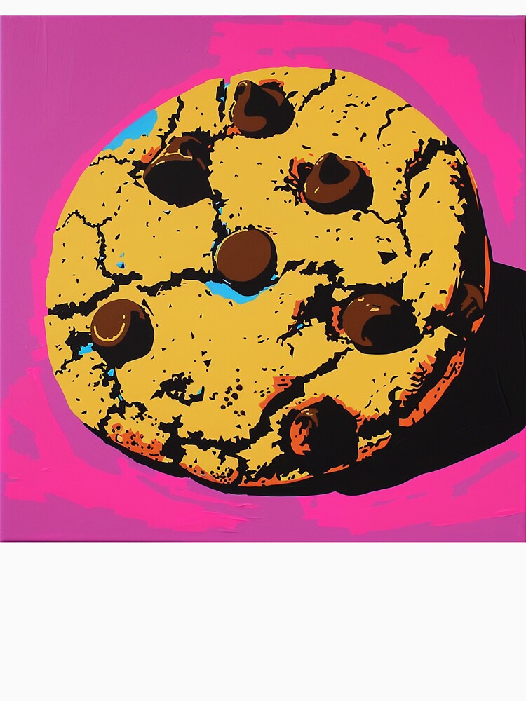 Chocolate Chip Cookie Pop Art 7 by AstroRisq