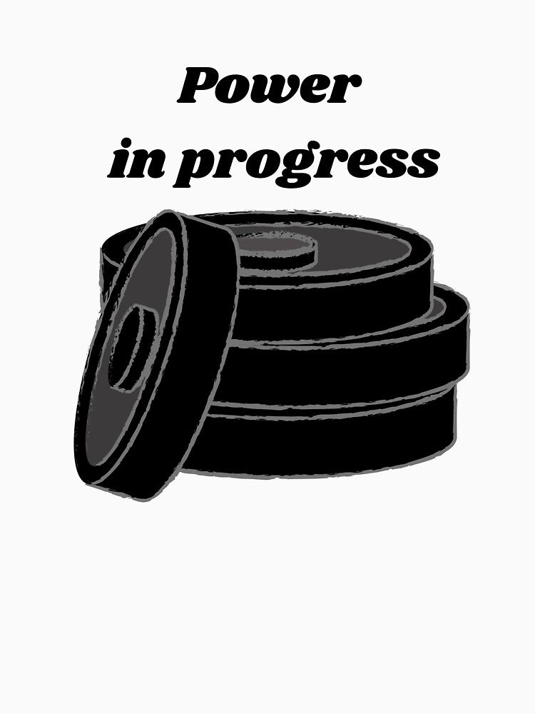 power in progress Minimal Fitness by AchraffPrint