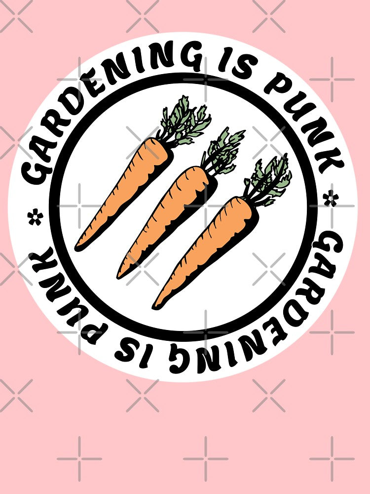 gardening is punk | antifascist 3 arrows | carrots by craftordiy.art