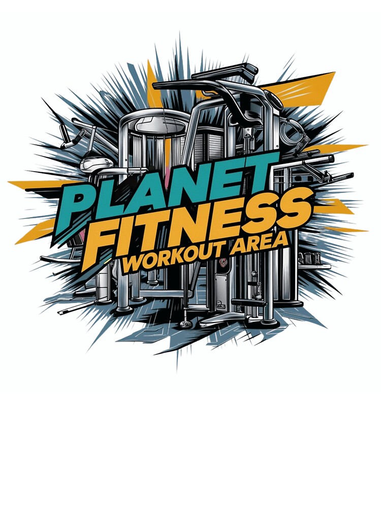Planet Fitness Workout Area Graphic Tee for Gym Enthusiasts by Bmd4Fitness