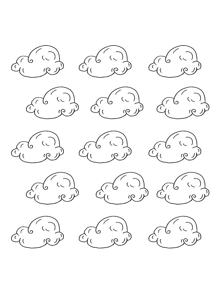 clouds ink art by ilustra-ink