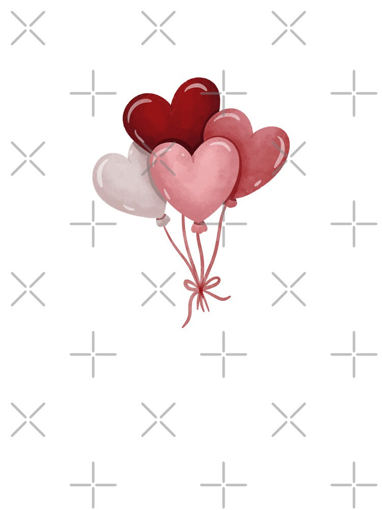 Dreamy Watercolor Heart Balloons by MrNobody-Style