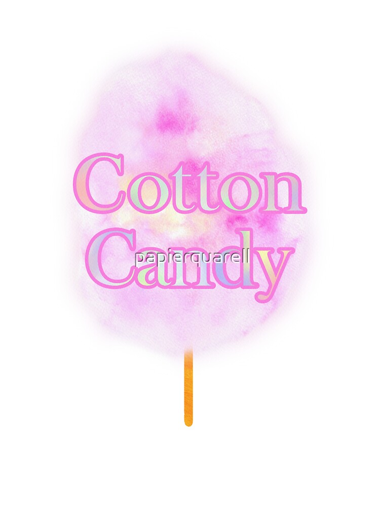 Cotton Candy - Pink and Mint by papierquarell