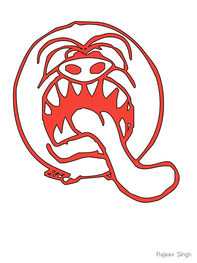 Scary Initial Monogram Q by Rajeev  Singh