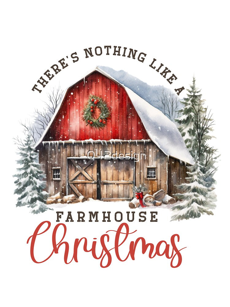Christmas Farm House by 042design
