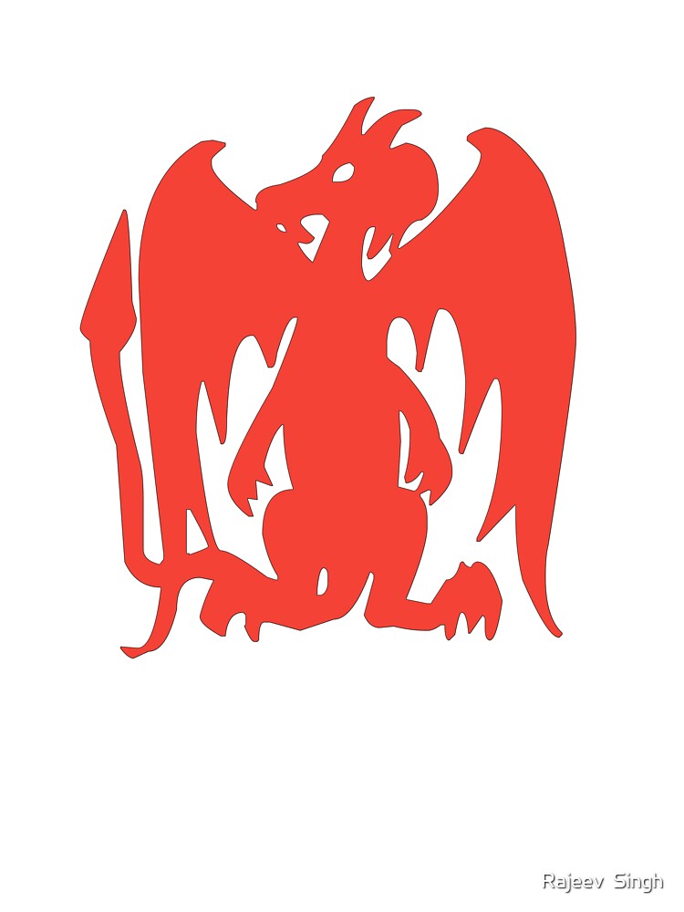 Dragon Initial Monogram M by Rajeev  Singh