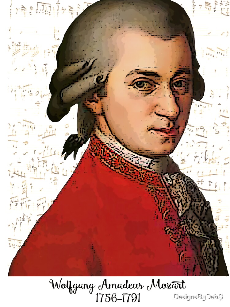 Wolfgang Amadeus Mozart Grunged by DesignsByDebQ