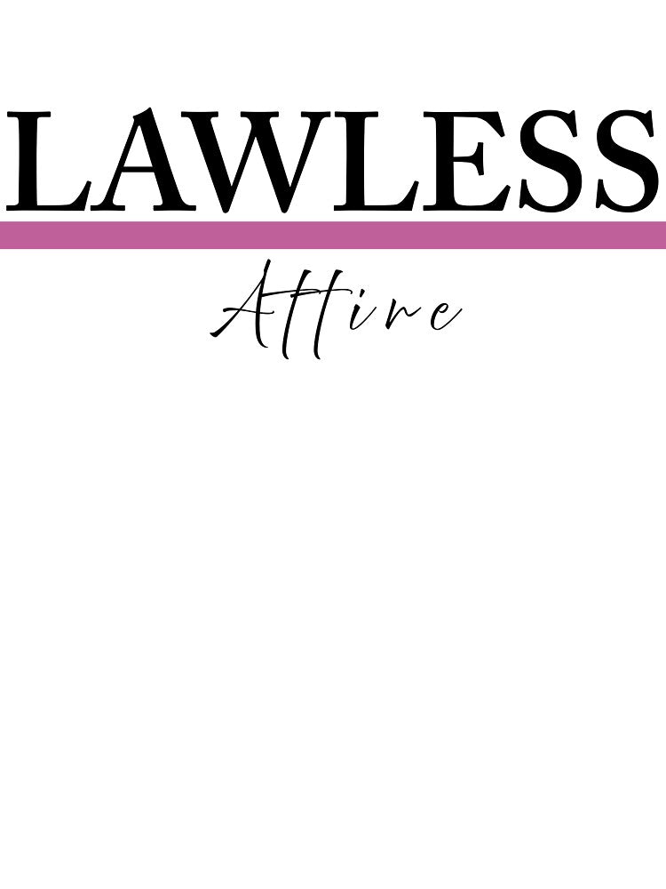 Black/Pink basic logo by LawessAttire