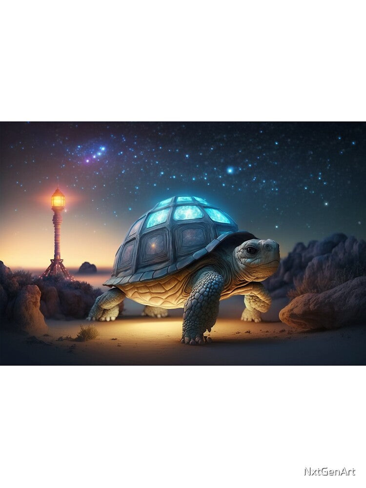 Space turtle defying gravity by NxtGenArt