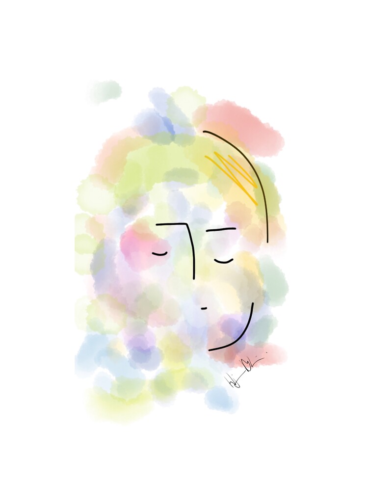Girl - Soft Painting 011 by Hjortur