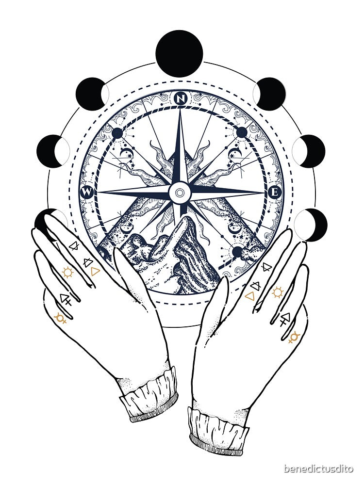 Boho Navigator Hand by benedictusdito