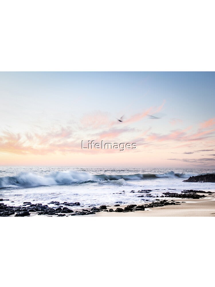 Calm sunset beach by Life Images by Jill