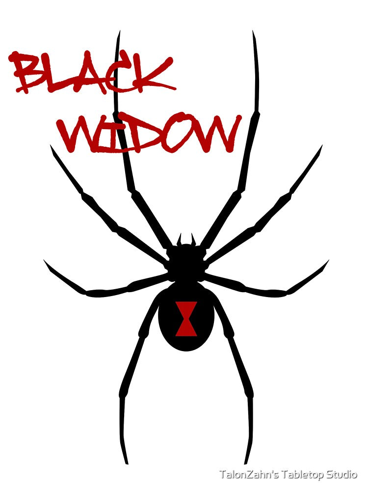 Black Widow Spider Graphic by TalonZahn's Tabletop Studio