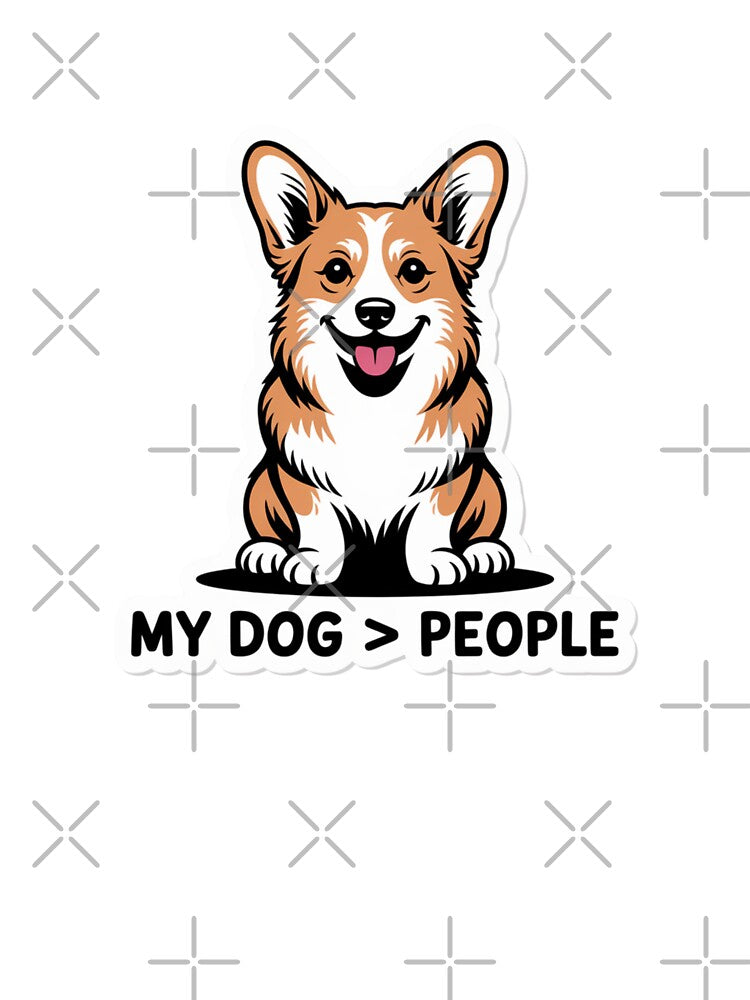 My Dog Is Better Than People Sticker | Funny Dog Lover Gift by PawfectStickersCo
