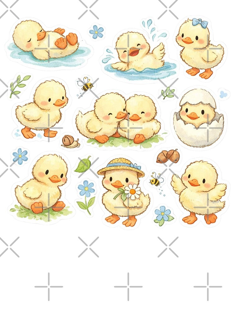 Pastel Kawaii Sticker Sheet by craftedd