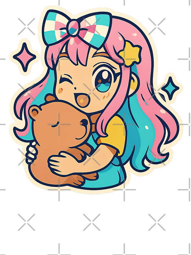 Kawaii Anime Girl, Y2K Aesthetic by graphic-genie