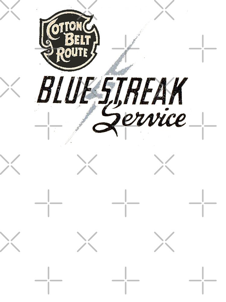 Vintage Cotton Belt Route - Blue Streak Service by QuayTradingCo