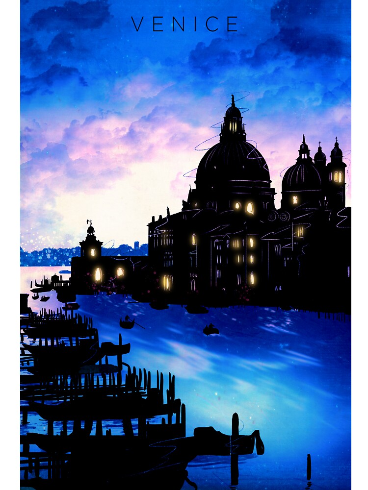 Venice Italy Travel Art by lynxcollection