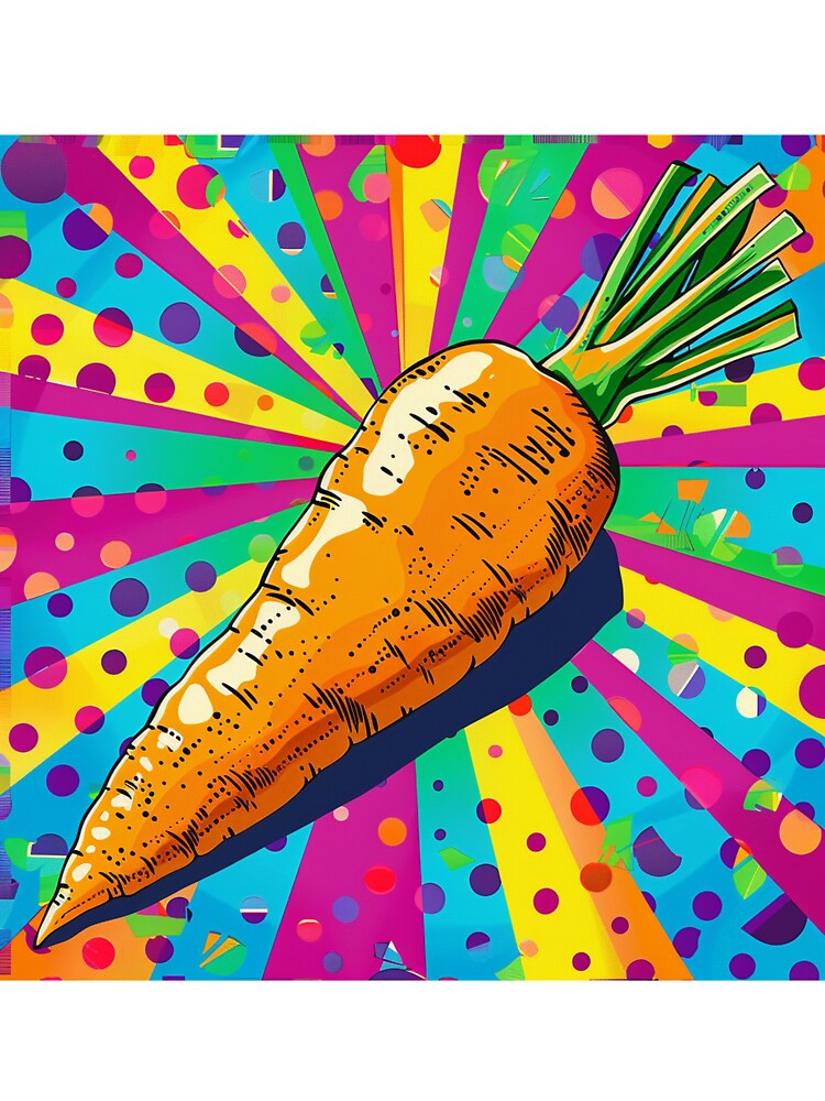 Carrot Pop Art 4 by AstroRisq