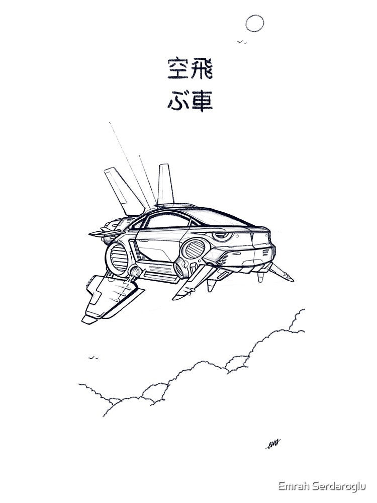 FlyingAnimeCar by Emrah Serdaroglu