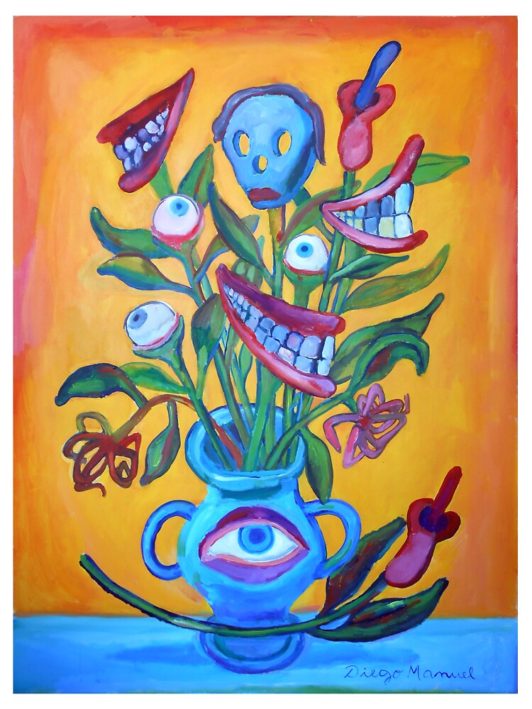 Naturaleza muerta con calavera by Diego Manuel Rodriguez