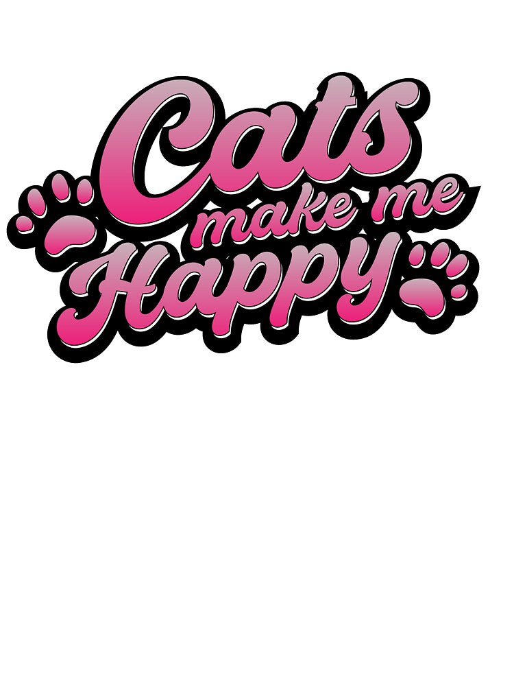 Cats Make Me Happy by Johnrestrepo
