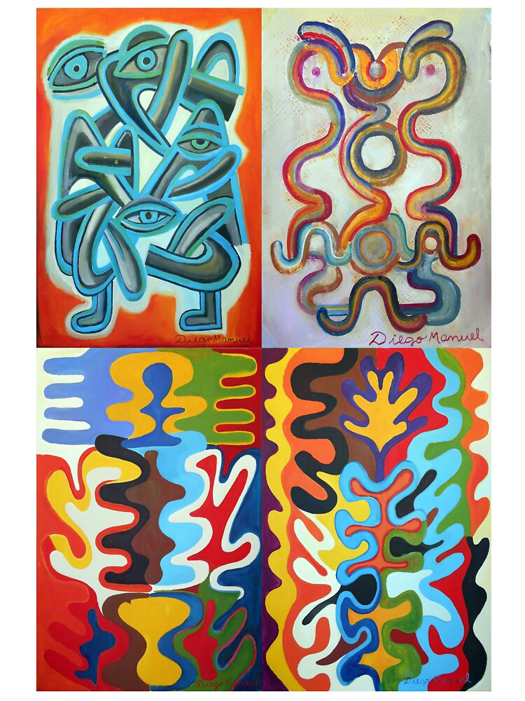 4 pop abstract by Diego Manuel Rodriguez