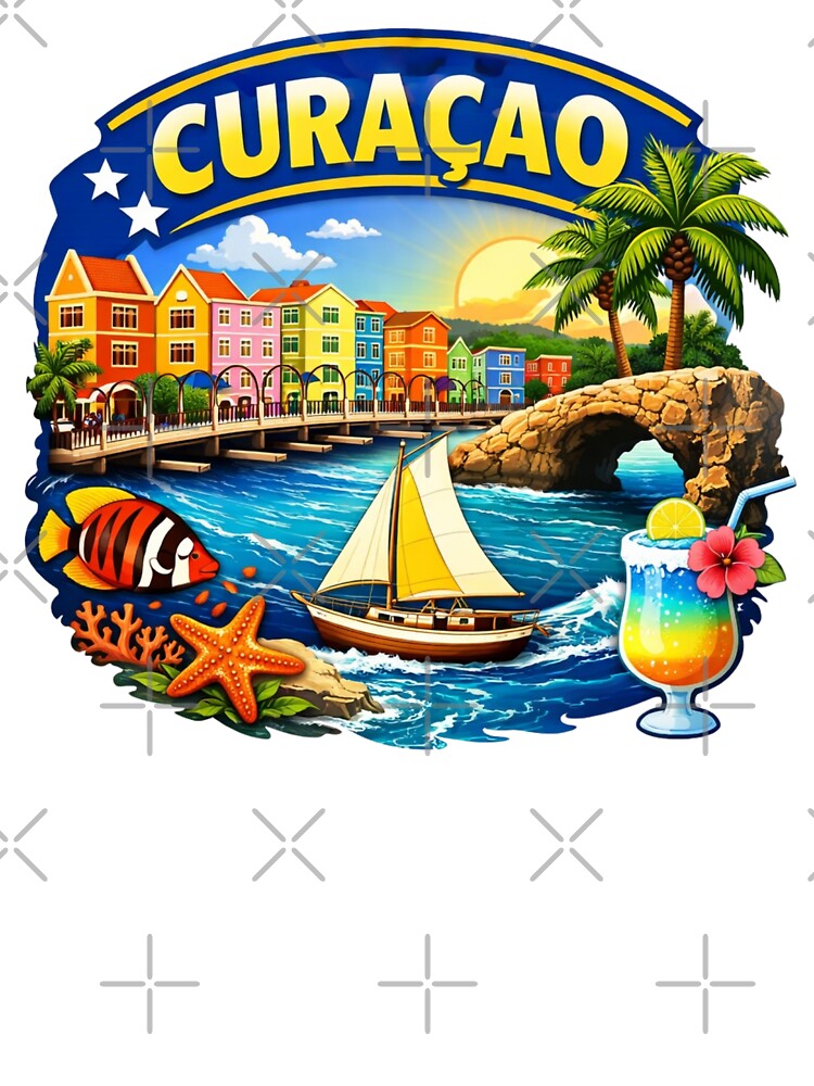 Curaçao Island by Myra365Art