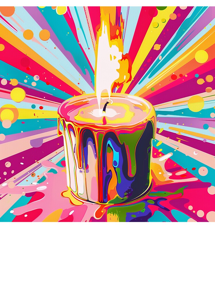 Candle Pop Art 10 by AstroRisq