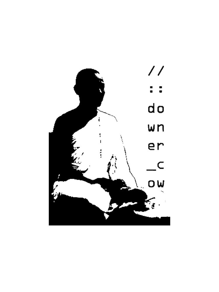 downer cow band t shirt zen edition by GlitchScape