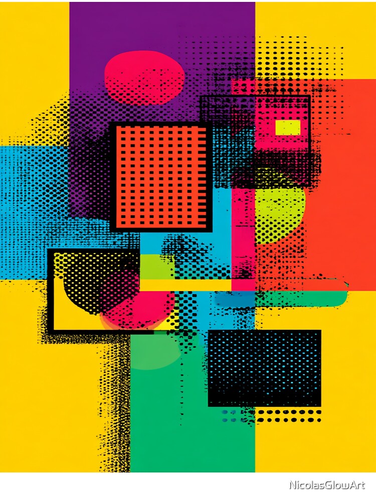 Colorful Pop Art Design by NicolasGlowArt
