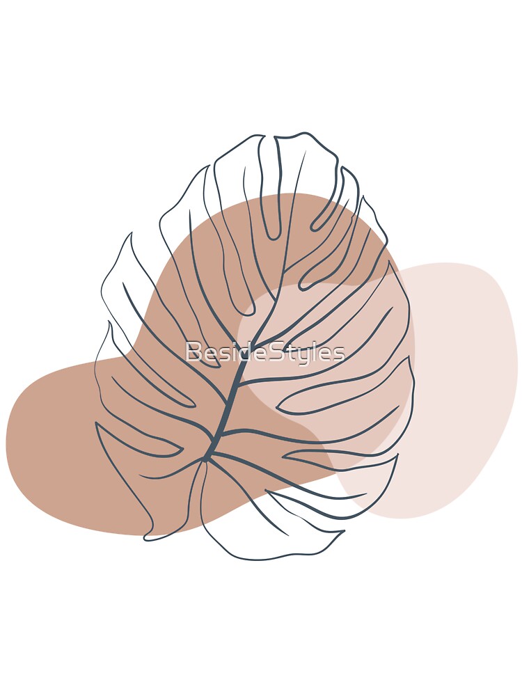 Leafy Boho Patch | Handmade Prints for You by BesideStyles