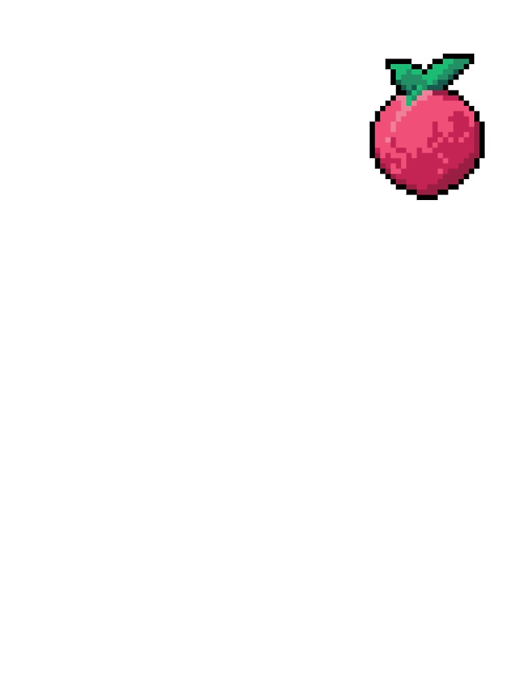 Pixel Peach - pixel food art by LittleFoodShop