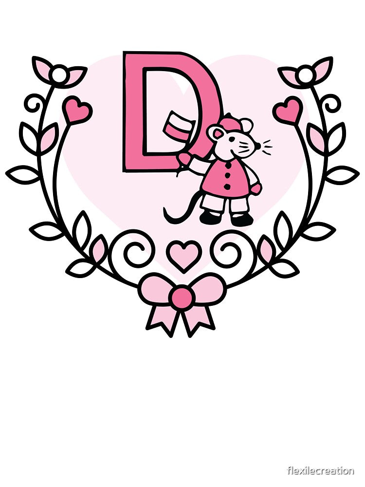 "D" Creative Letter art by flexilecreation