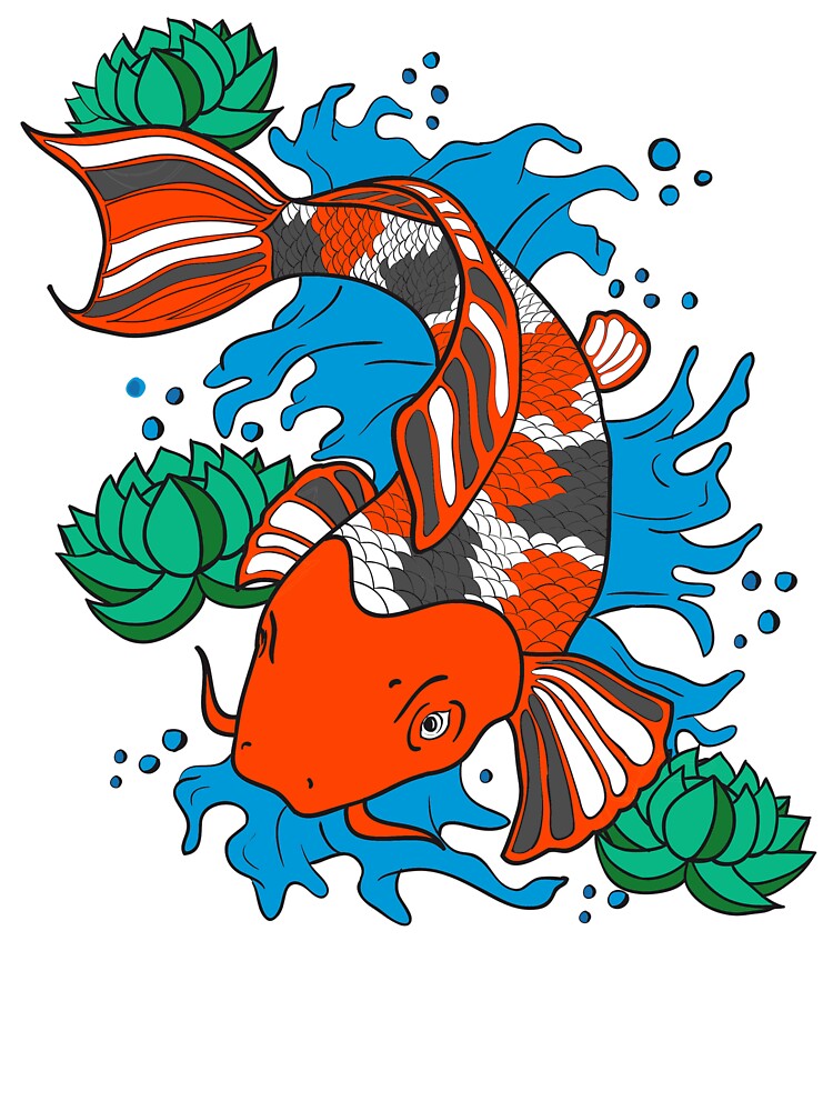 Koi Tattoo Design by Fairyjam