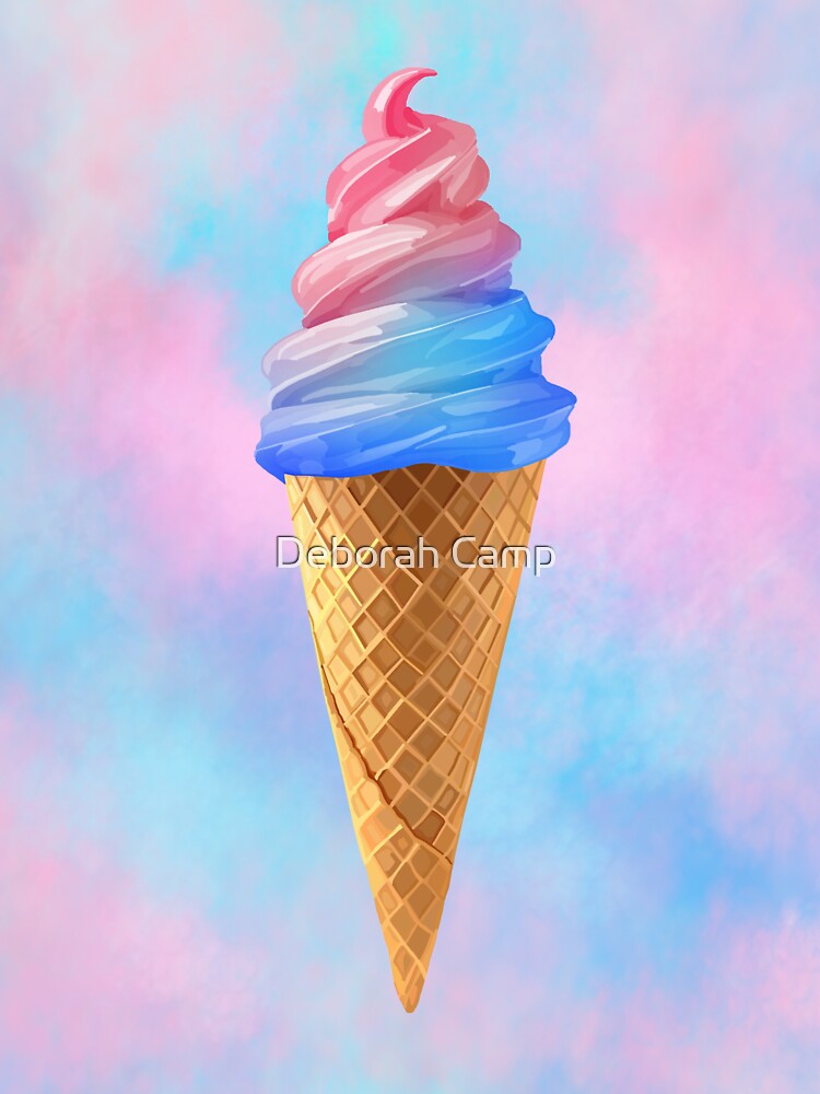 Carnival Cotton Candy Ice Cream Dream by Deborah Camp