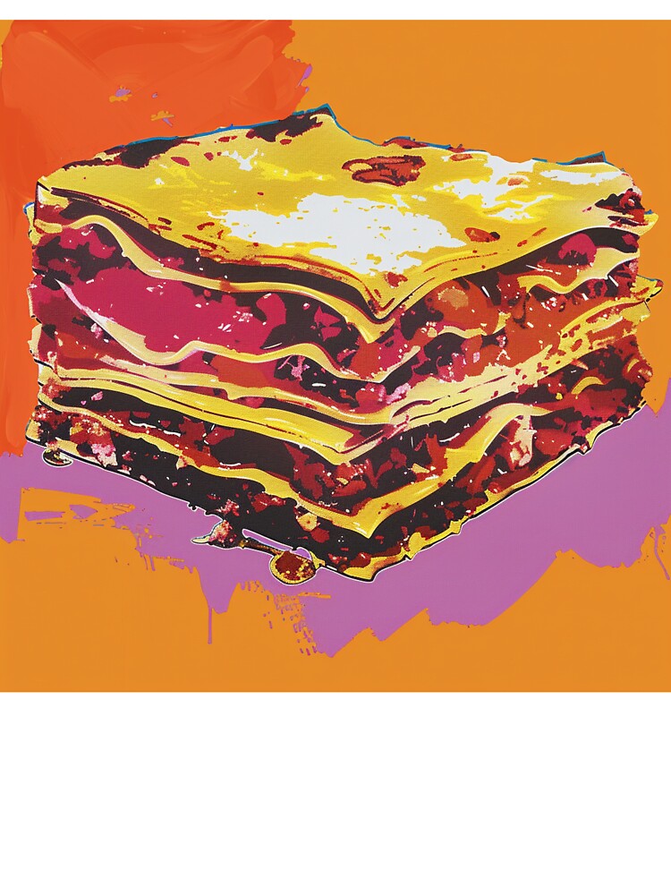 Lasagna Pop Art 8 by AstroRisq