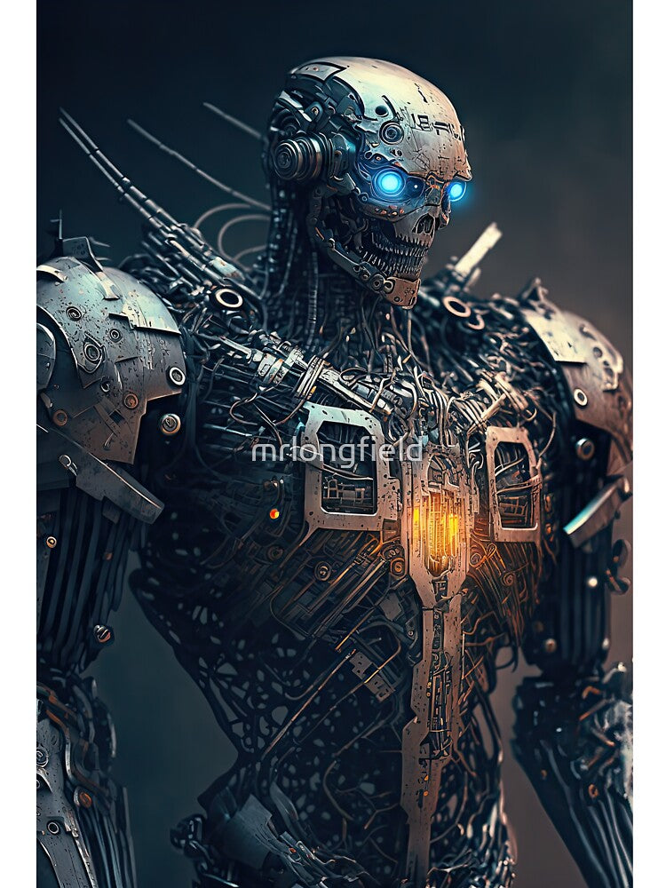 Sci-fi robot by mrlongfield