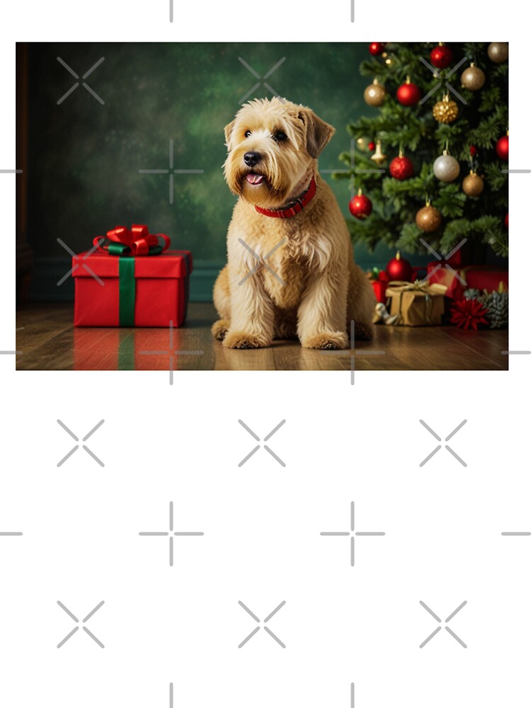 Soft Coated Wheaten Terrier Dog Christmas by ChaosReigns91