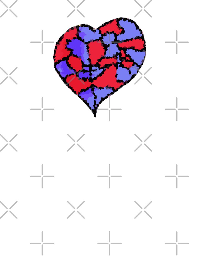 Valentines Day heart pixelated heart design by Coffeemerc117