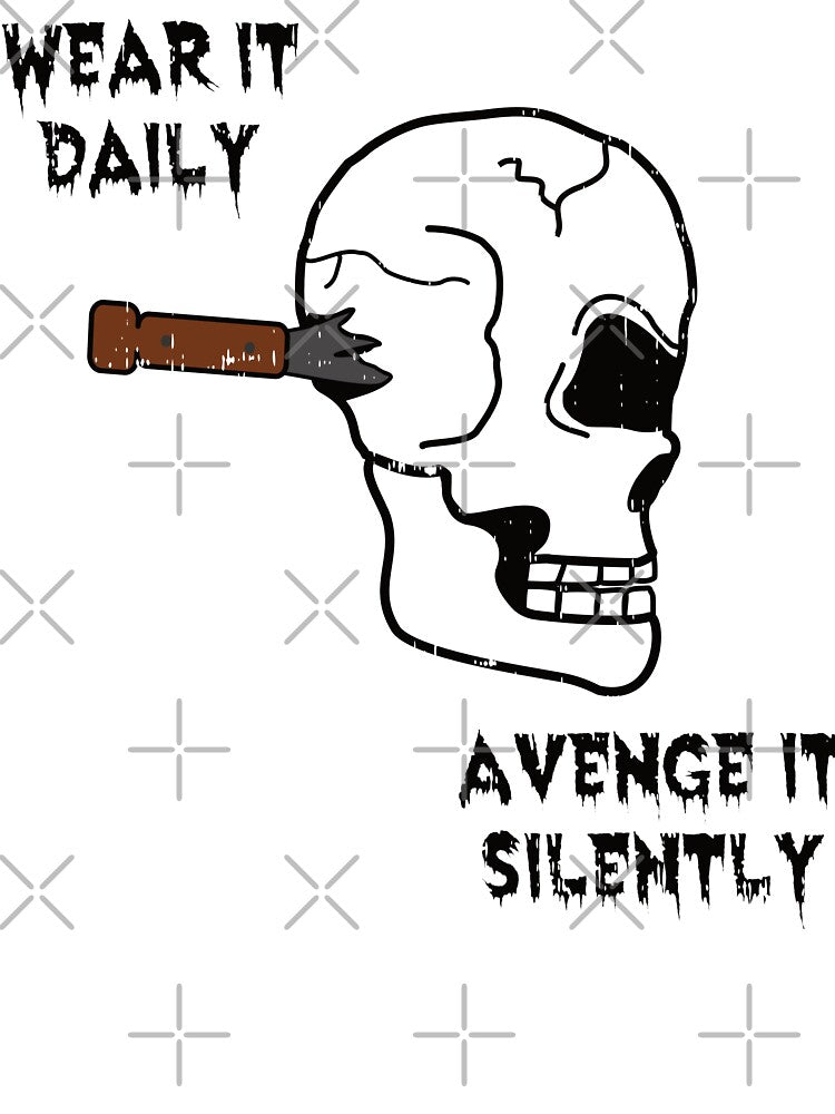 Wear it Daily Avenge it Silently by MCDPShop