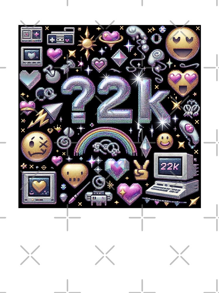 y2k aesthetic girly pattern by TheMillusion