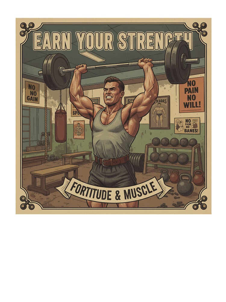 Earn Your Strength. Old School. by MaciejErdon