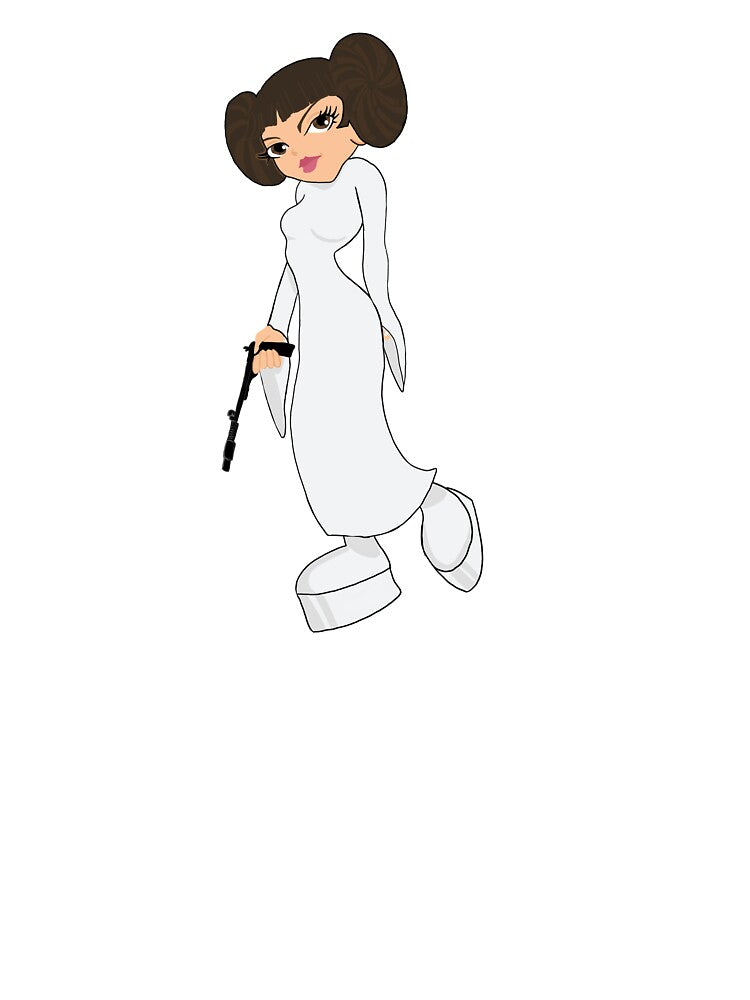 Princess Leia Y2K Girl by alltHERageY2K