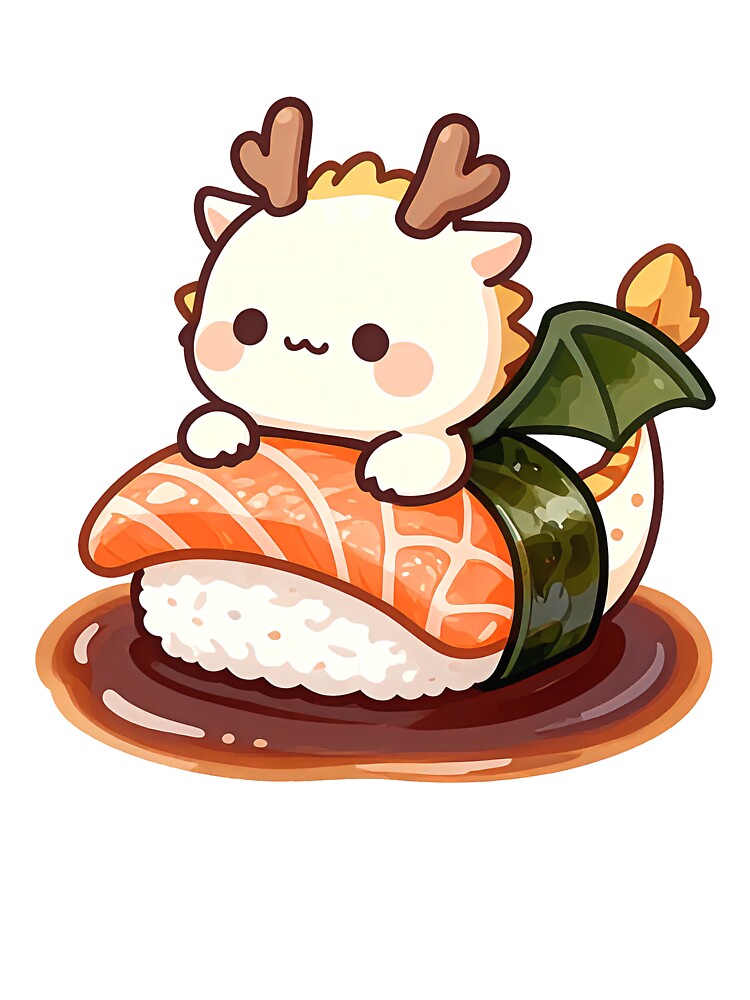 Sushi dragon by Kimicute
