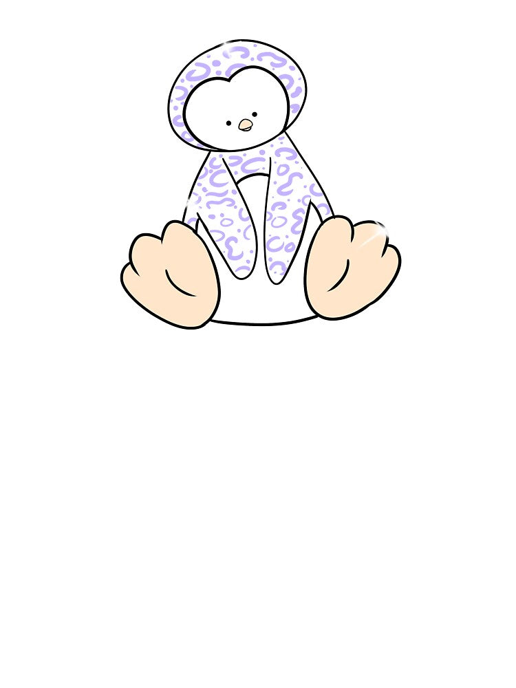 Animal Print Penguin (purple cheetah) by gross-girl99