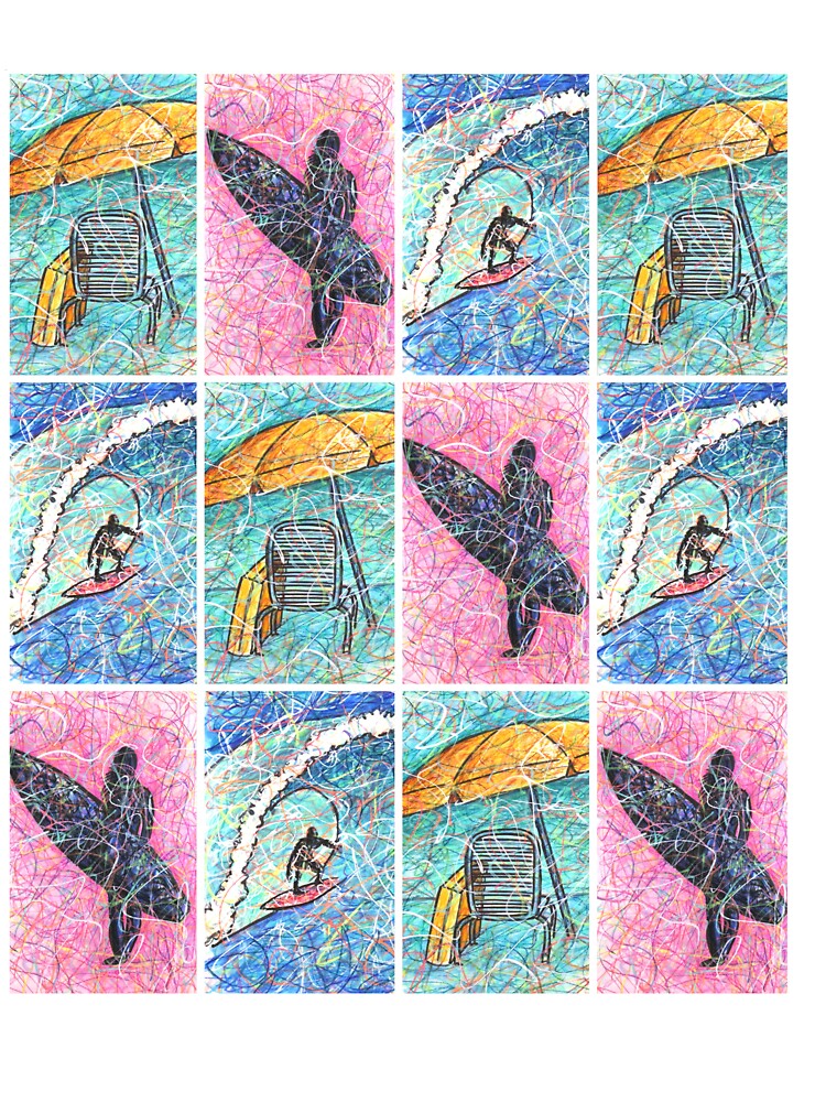 Surfing Art for Kids by Kitslam Art