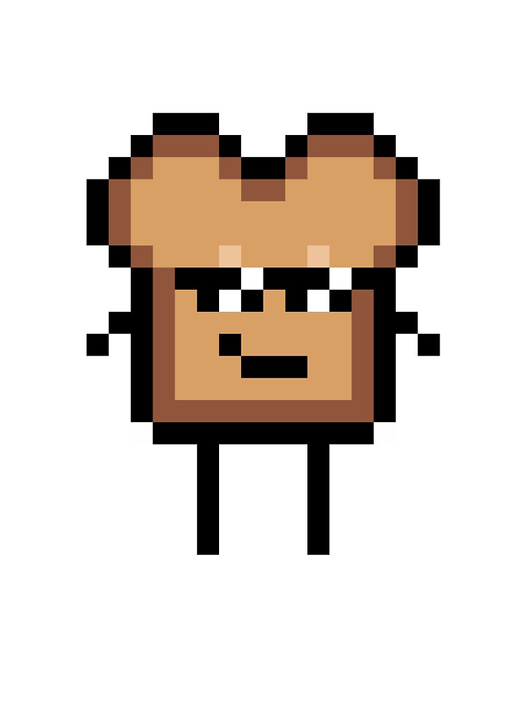 'Bread Cool' Breadbin Pixel Art Character by Breadbin Art