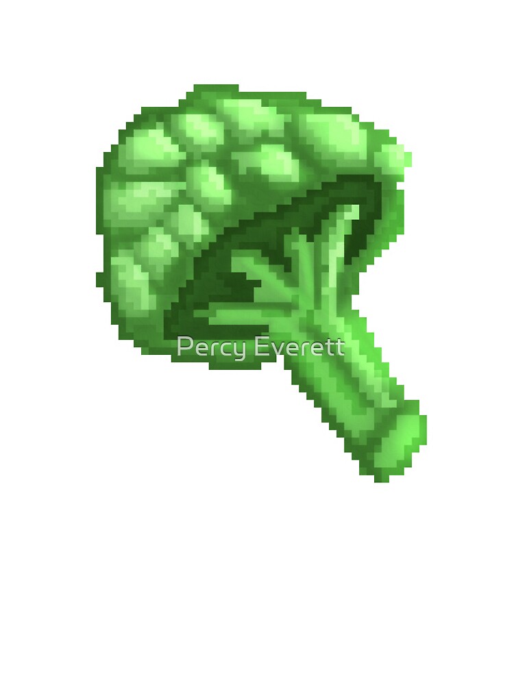 Pixel Art Broccoli by Percy Everett